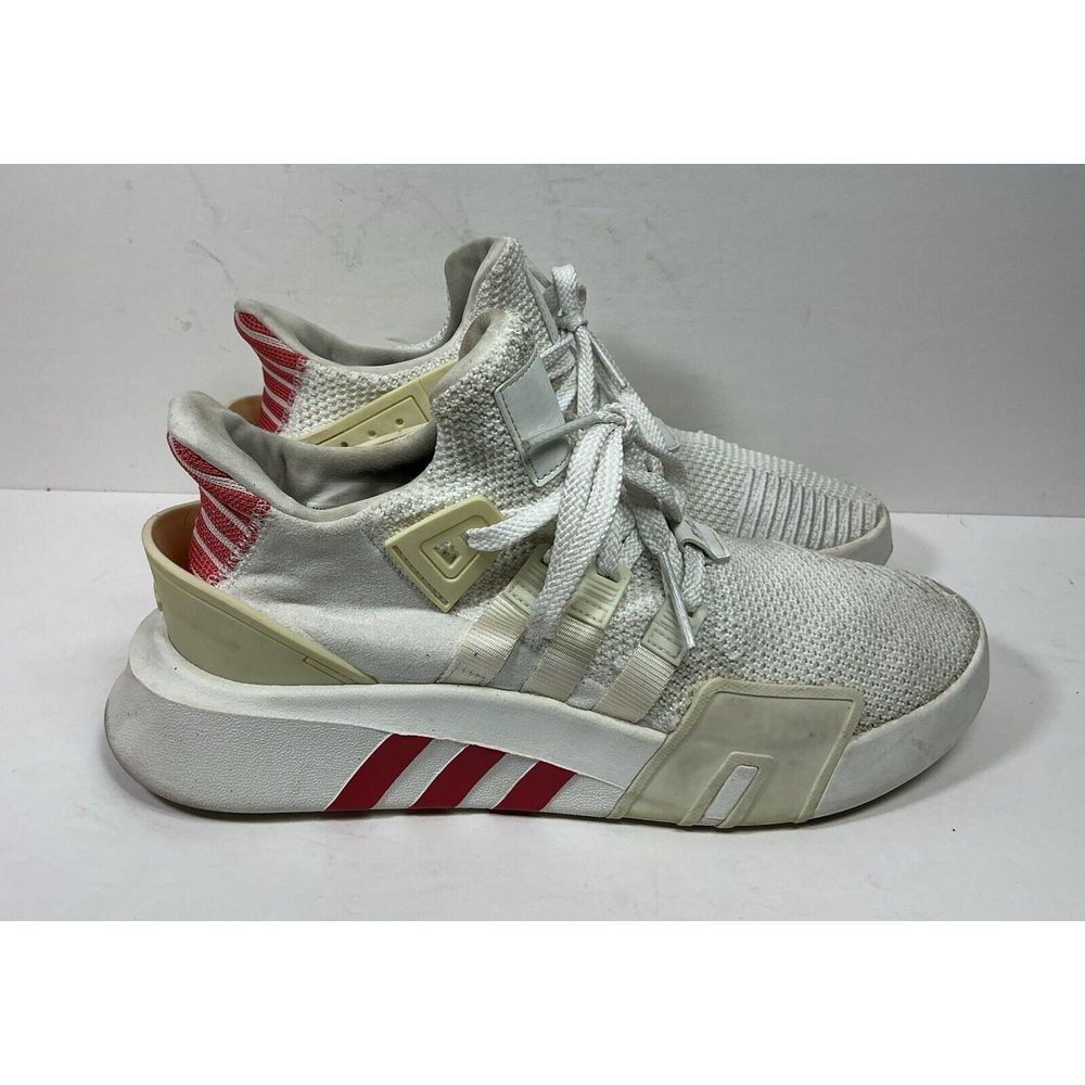 Adidas Originals EQT Mens 10.5  Shoes Basketball Sneakers‎ White Red Stripes